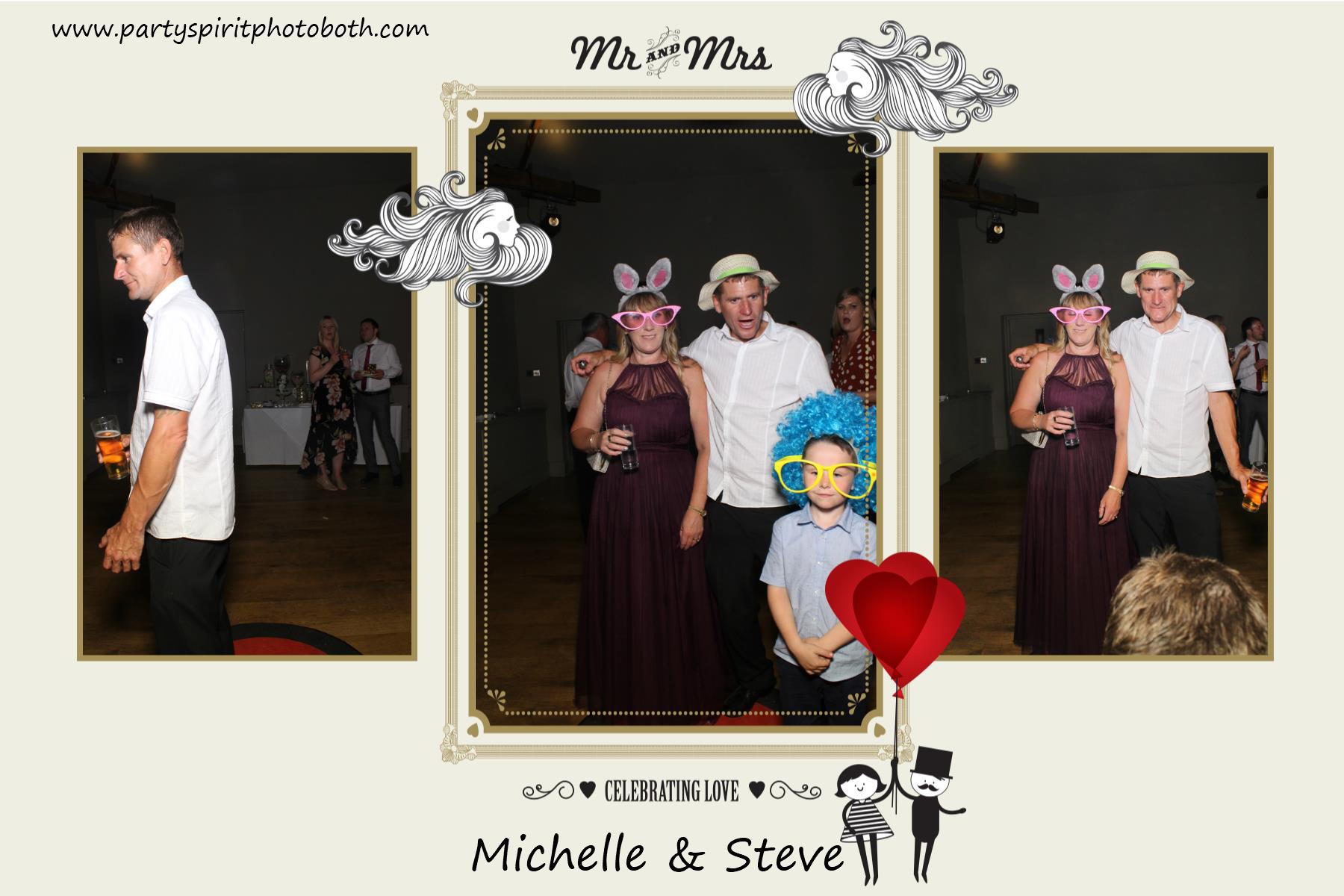 Michelle & Steve Wedding | View more photos from the event at gallery.partyspiritphotobooth.com/u/PartySpiritPhotoBooth/Michelle-Steve-Wedding